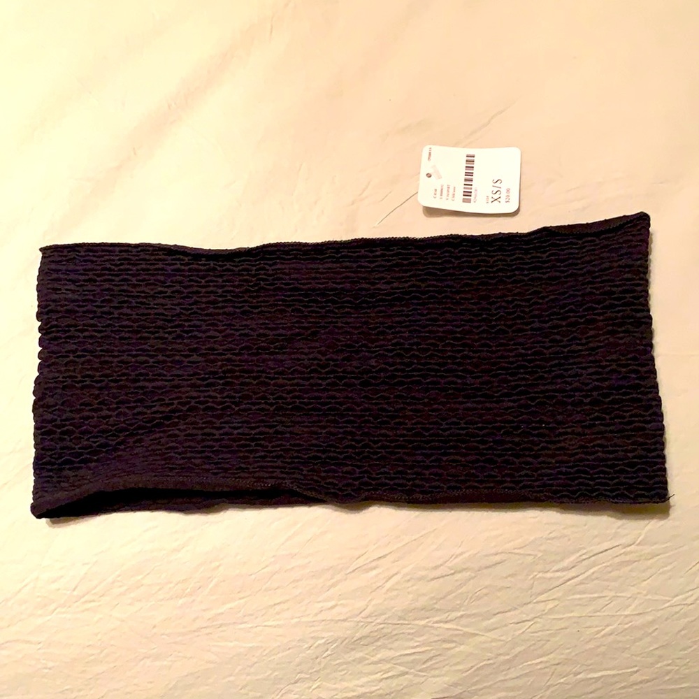 Free People black bandeau. Size XS/S. NWT